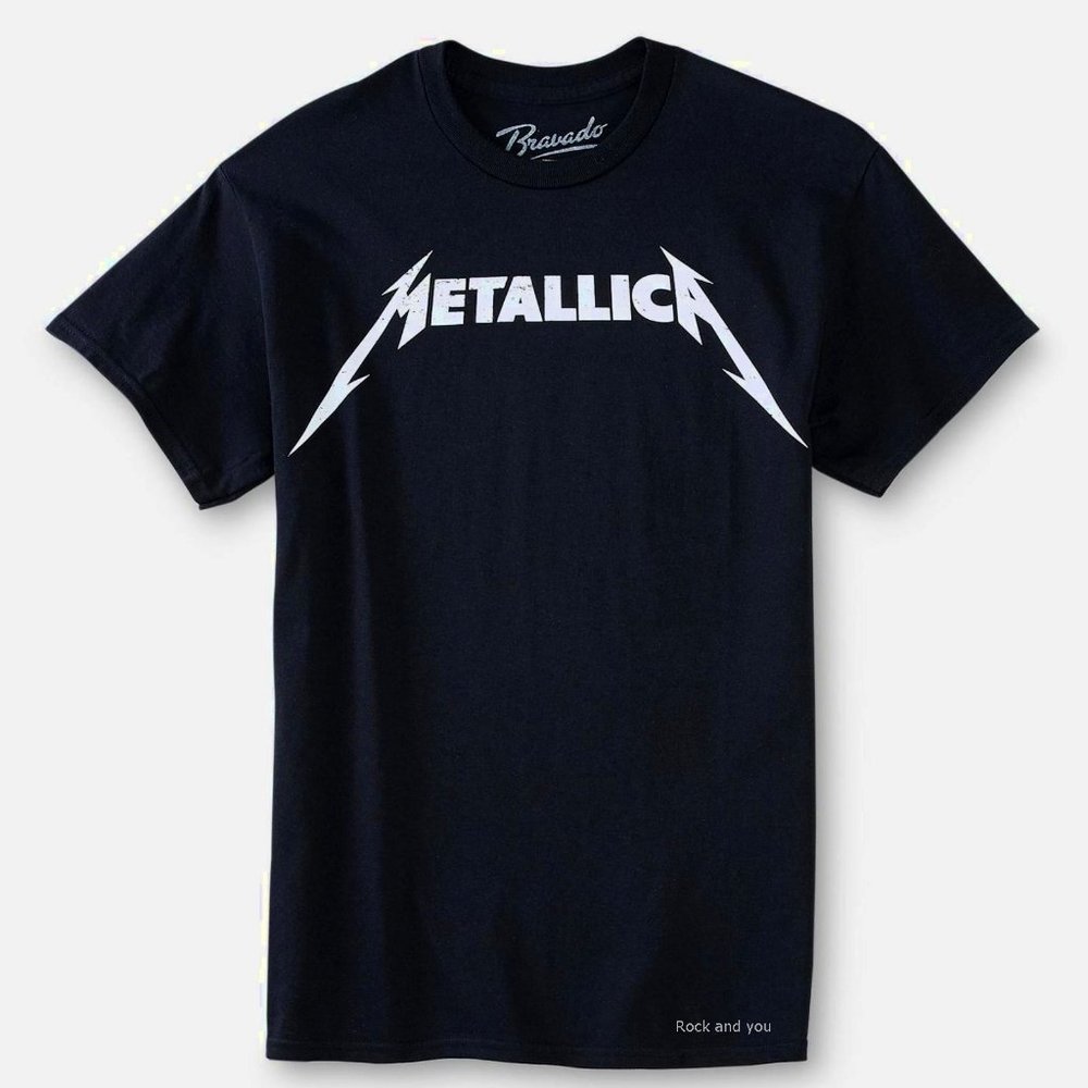 Metallica Logo thrash metal rock T-Shirt XL NWT - Picture 2 of 3